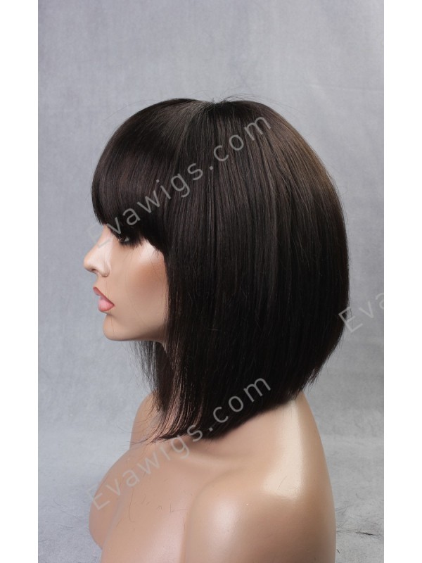 Inverted Bob With Fringe Bangs