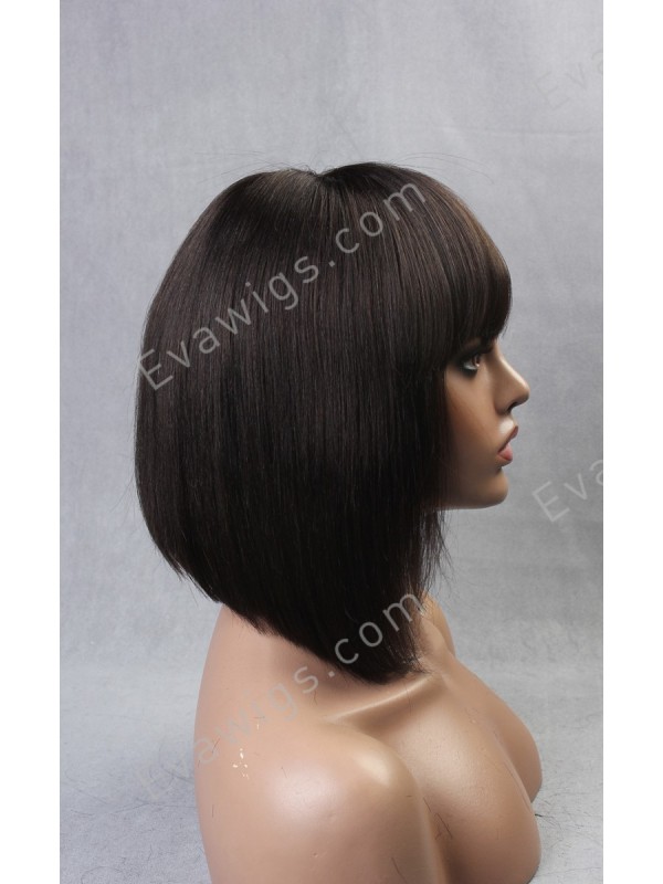 Inverted Bob With Fringe Bangs