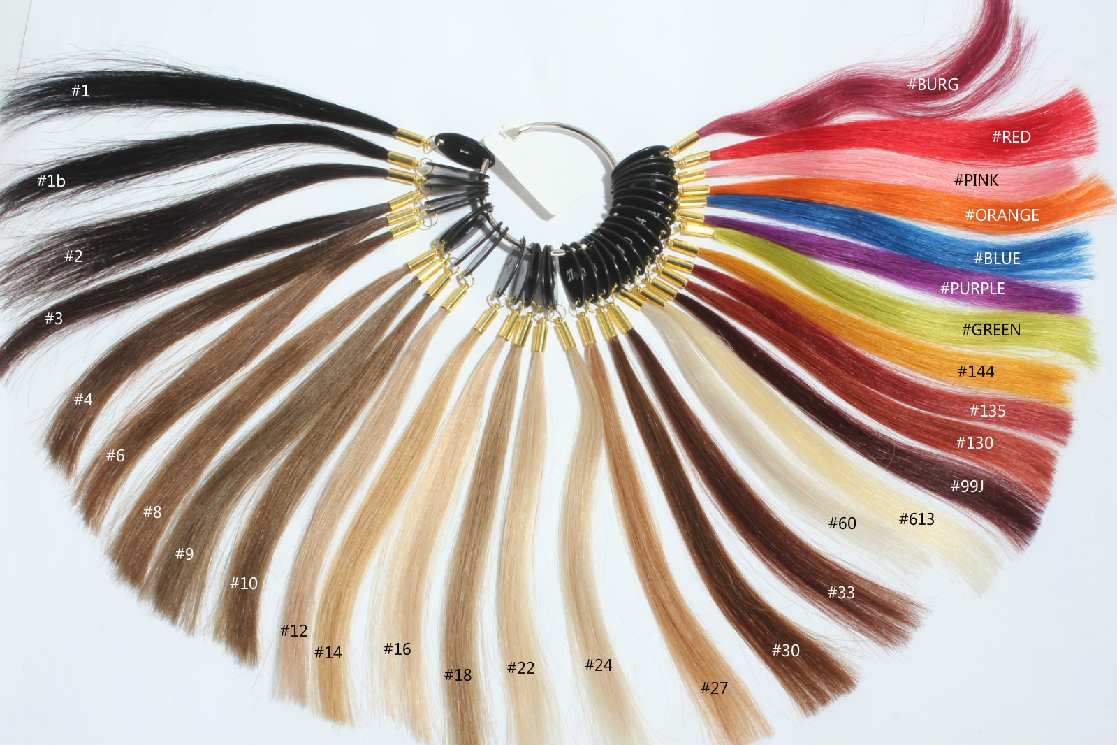 New Look Wigs Color Chart